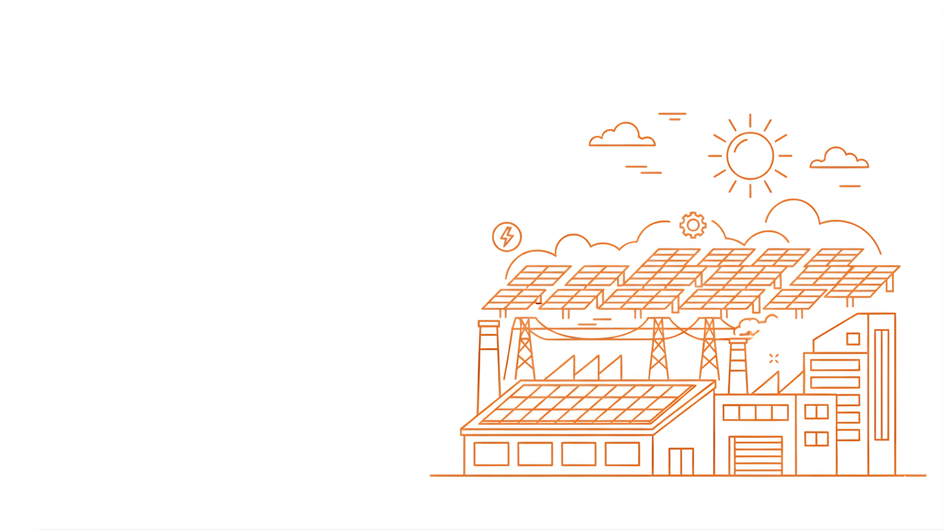 Solar Power Plant for Factory