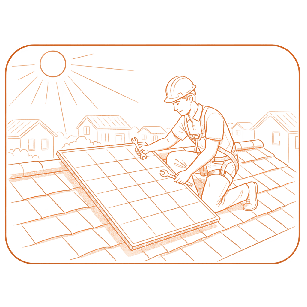 Home rooftop solar installation under PM Surya Ghar Muft Bijli Yojana Maharashtra
